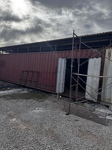 Сдаётся Складское помещение из контейнеров можно под производство at lalafo.kg Сдаётся Складское помещение из контейнеров можно под производство