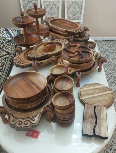 Кондитерский инвентарь: Деревянные посуда для кафе ресторанов. Этно посуды. Эко посуды — 16