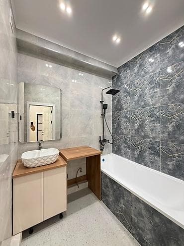 кирпичный дом: 2 комнаты, 73 м², Асанбай мкр Элитка, 11 этаж, Дизайнерский ремонт — 10