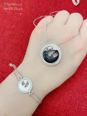 самые красивые свадебные платья в мире: Серебряное Колье и браслет Лапки и Ножки Самый лучший подарок для — 2