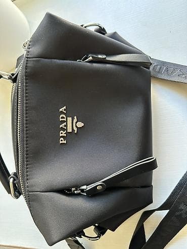 Сумки: Классическая сумка, Prada, Материал: Комбинированный материал, Регулируемый ремень, Женские, Новый — 3