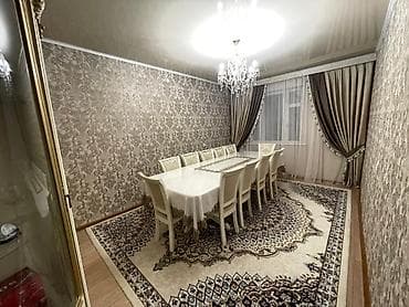 цены на квартиры в бишкеке 2024 год: 3 комнаты, 78 м², 105 серия, 4 этаж, Евроремонт — 6