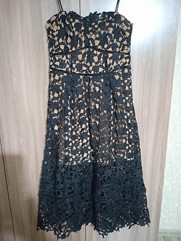 Вечернее платье, Коктейльное, Длинная модель, Без рукавов, XS, S