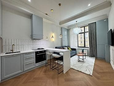ts group: Студия, 48 м², Асанбай мкр Элитка, 2 этаж, Дизайнерский ремонт — 1