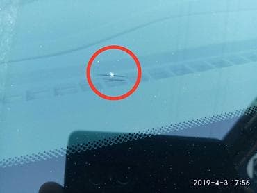 дробление камней: Ремонт трещин и сколов на лобовом стекле автомобиля - Восстановление — 5