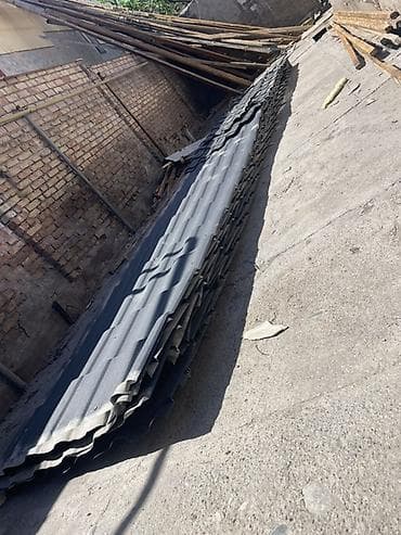 бочка 300: Металлочерепица в листах, цвет серый графит. 1 квадрат метр 300 сом — 5