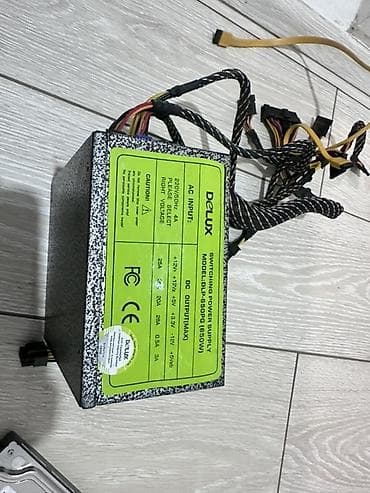 ПК жана ноутбуктар үчүн комплектөөчүлөр: Азыктандыруу блогу, Колдонулган, Delux, 650 Вт, 80 Plus, 650 Вт — 2