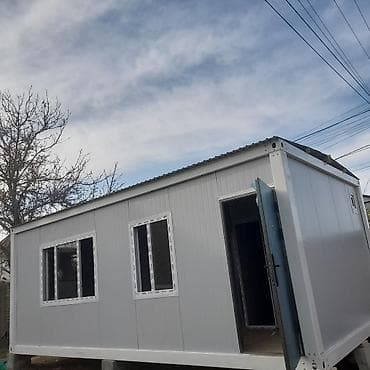 купить сорокатонник: Бытовой модуль/вагон‑дом из сэндвич‑панелей - Каркасный — 1