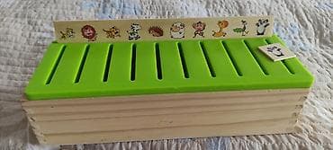 Балдар дүйнөсү: Детская развивающая игра «Сортировка по образцу» в деревянном боксе — 1