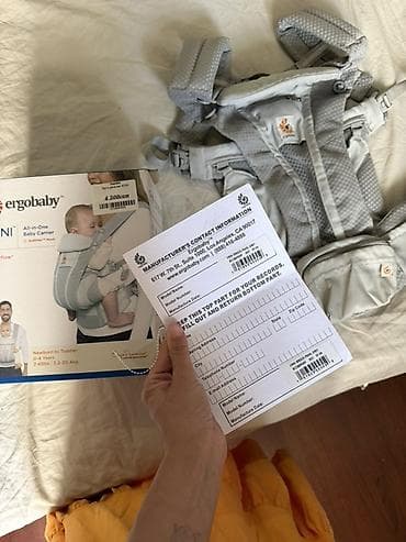 Товары для новорождённых: Эрго-рюкзак Ergobaby Omni Breeze, серый Возможен небольшой торг — 6