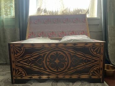 мебель из карельской березы: Сундук, Б/у, Другое назначение, Другой тип, Самовывоз, цвет - Коричневый — 2