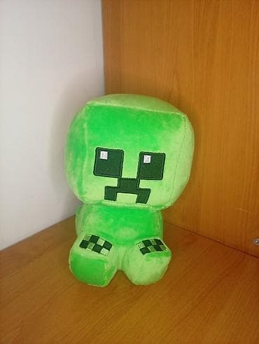 Мягкая игрушка «Крипер» из игры Minecraft. - Материал: очень мягкий