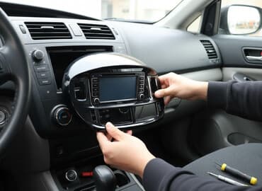 экран эстима: Б/у, 2-DIN, Android Auto — 1