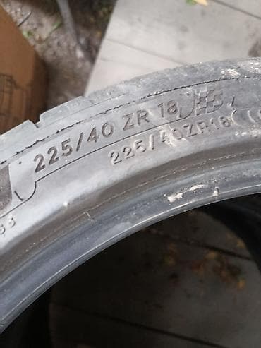 89 2: Шины 225 / 40 / R 18, Лето, Б/у, Пара, Легковые, Япония, Michelin — 2