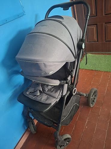 текнум коляска цена: Коляска, Другой бренд, цвет - Серебристый, Б/у, Платная доставка, Самовывоз — 3