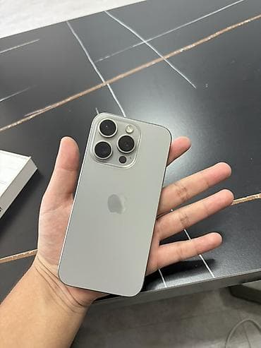 13 iphone: IPhone 15 Pro, Natural Titanium, Коробка — 1