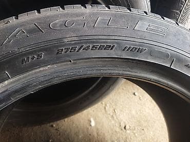 red cell: Шины 275 / 45 / R 21, Лето, Б/у, Комплект, Внедорожные (АТ/МТ), Германия, GoodYear — 1