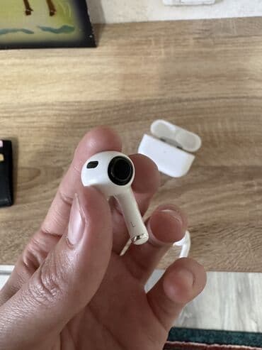 наушник аирподс: Вакуумные, Apple, Б/у, Беспроводные (Bluetooth), Классические — 7