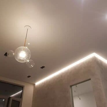 Дизайн, проектирование: Натяжной потолок Глянцевое, Матовое, 3D потолки Гарантия, Бесплатная консультация, Бесплатный замер — 11