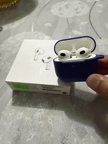 beats studio pro: Беспроводные вкладыши наушники, Apple, Airpods 3, Б/у — 3