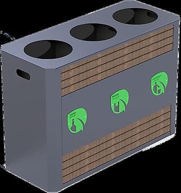 third edition solution: Артикул: MKS-UT-023 Название: Урна уличная квадратная с деревом, 3 — 3