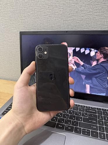 tecno pova2: IPhone 11, Б/у, 128 ГБ, Черный, Коробка, 75 % — 3