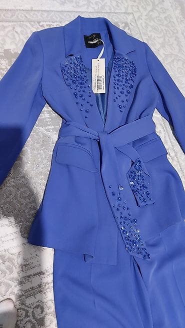 Прокат одежды: Брючный костюм, Палаццо, Пиджак, Турция, Шелк, Осень-весна — 7