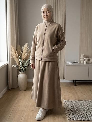кофта юбка: Костюм с юбкой, Модель юбки: Трапеция, Миди, Кофта, Стандарт — 3