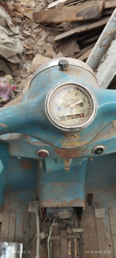 электро мотоцикл бу: Мотороллер "ТУРИСТ" СССР раритет под проект восстановления — 9