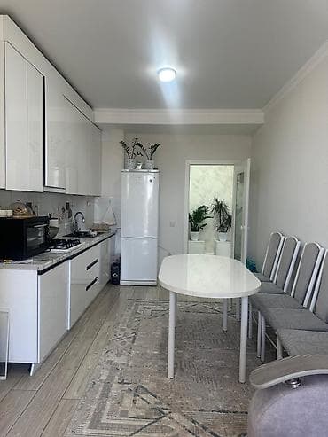 Квартиры: 1 комната, 56 м², Аламедин-1 мкр Элитка, 4 этаж, Евроремонт — 2