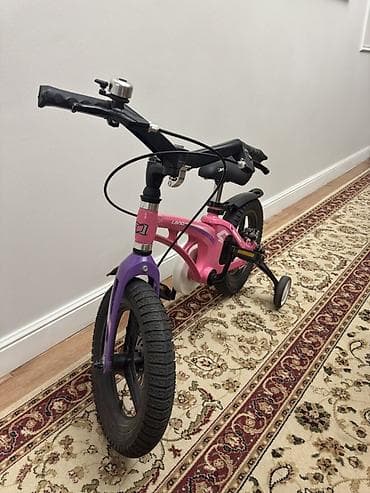 купить детский велосипед бу: Детский велосипед, 4-колесный, 4 - 6 лет, Для девочки, Б/у — 1