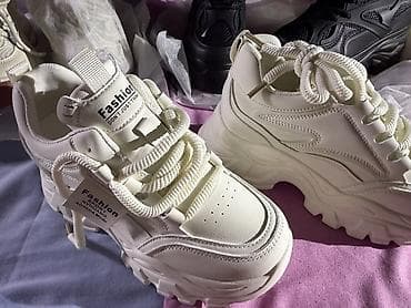 модный: Кроссовки, 37, Fashion, Новый, цвет - Белый, Самовывоз — 6