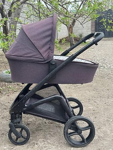 прогулочная коляска graco: Коляска, Другой бренд, цвет - Фиолетовый, Б/у — 6