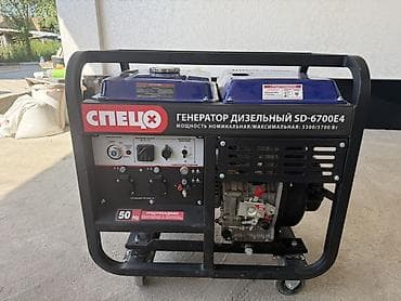 бу газ пилита: Дизельный генератор СПЕЦ SD-6700E4 Основные характеристики: - — 10