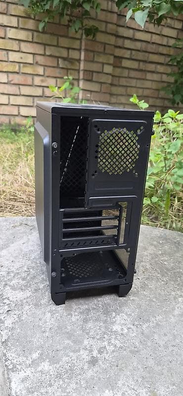 aero: Корпус ПК, AeroCool, Micro-ATX, цвет - Черный — 6