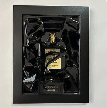 горячий нож: Арт-объект/панно в раме с флаконом парфюма Tom Ford Tobacco Vanille — 1