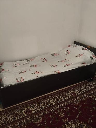 Односпальная кровать с ящиками для хранения 2-кровать по 1000 сом! — 3