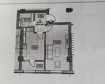 1 комната, 39 м², Асанбай мкр Элитка, 5 этаж, ПСО (под самоотделку) at lalafo.kg 1 комната, 39 м², Асанбай мкр Элитка, 5 этаж, ПСО (под самоотделку)