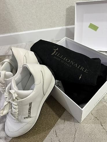 Кроссовки кожа Billionaire, белые Италия - Бренд: Billionaire — 3