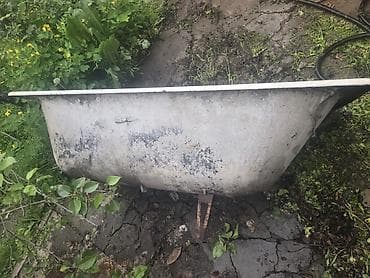 чугуный вана: Чугунная ванна с эмалевым покрытием, классическая прямоугольная форма — 1