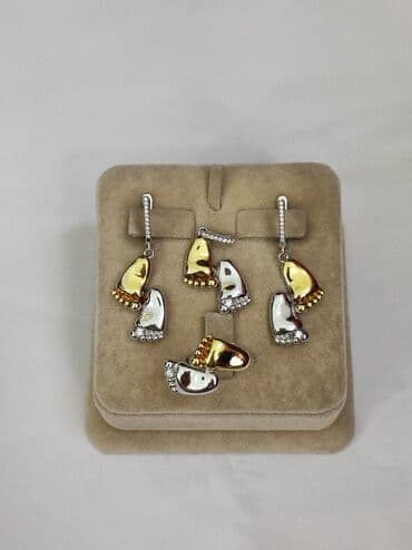 самые красивые свадебные платья в мире: Новая коллекция Италия Серебряный комплект "Ножки" Серебро напыление — 2