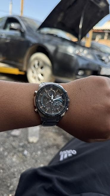 samsung 20: Casio Edifice Sapphire — мужские кварцевые часы с комбинированной — 4