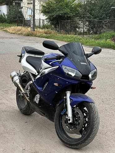 педаль с мотором: Yamaha YZF-R6, спортбайк классической синей расцветки. Растаможена не — 1