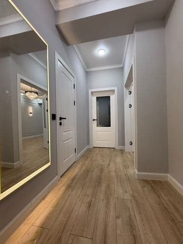 купить квартиру под самоотделку в бишкеке: 1 комната, 42 м², Элитка, 12 этаж, Евроремонт — 6