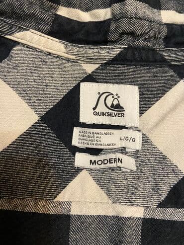 меняю на рекс: Продам Рубашку мужскую Quiksilver (размер L) — 3