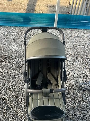 Прогулочная коляска для города и загорода. - Цвет: оливково‑зеленый