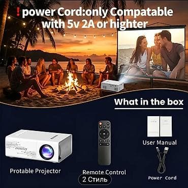 проекторы btb с usb: Мини-проектор портативный Ключевые особенности: - Базовое разрешение — 3