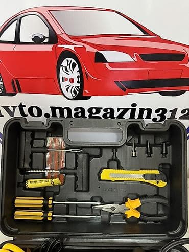 Автомобильный набор: мощный двухцилиндровый компрессор + комплект для — 3