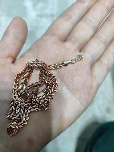 золотые бусы: Продам золотое колье ( красное золото с белым, комбинированное) 585 — 5