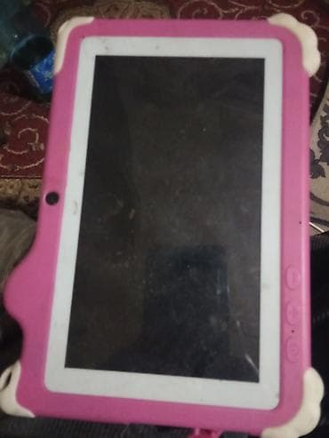 Техника и электроника: Планшет, Kiano, память 16 ГБ, 7" - 8", 5G, Б/у, Детский цвет - Розовый — 2